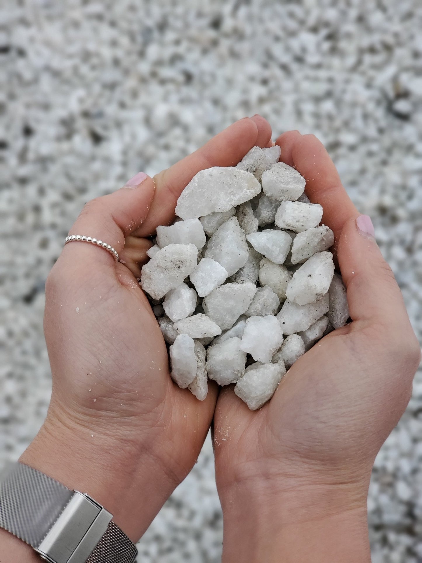 White Stone Bagged - Georgina Garden Centre