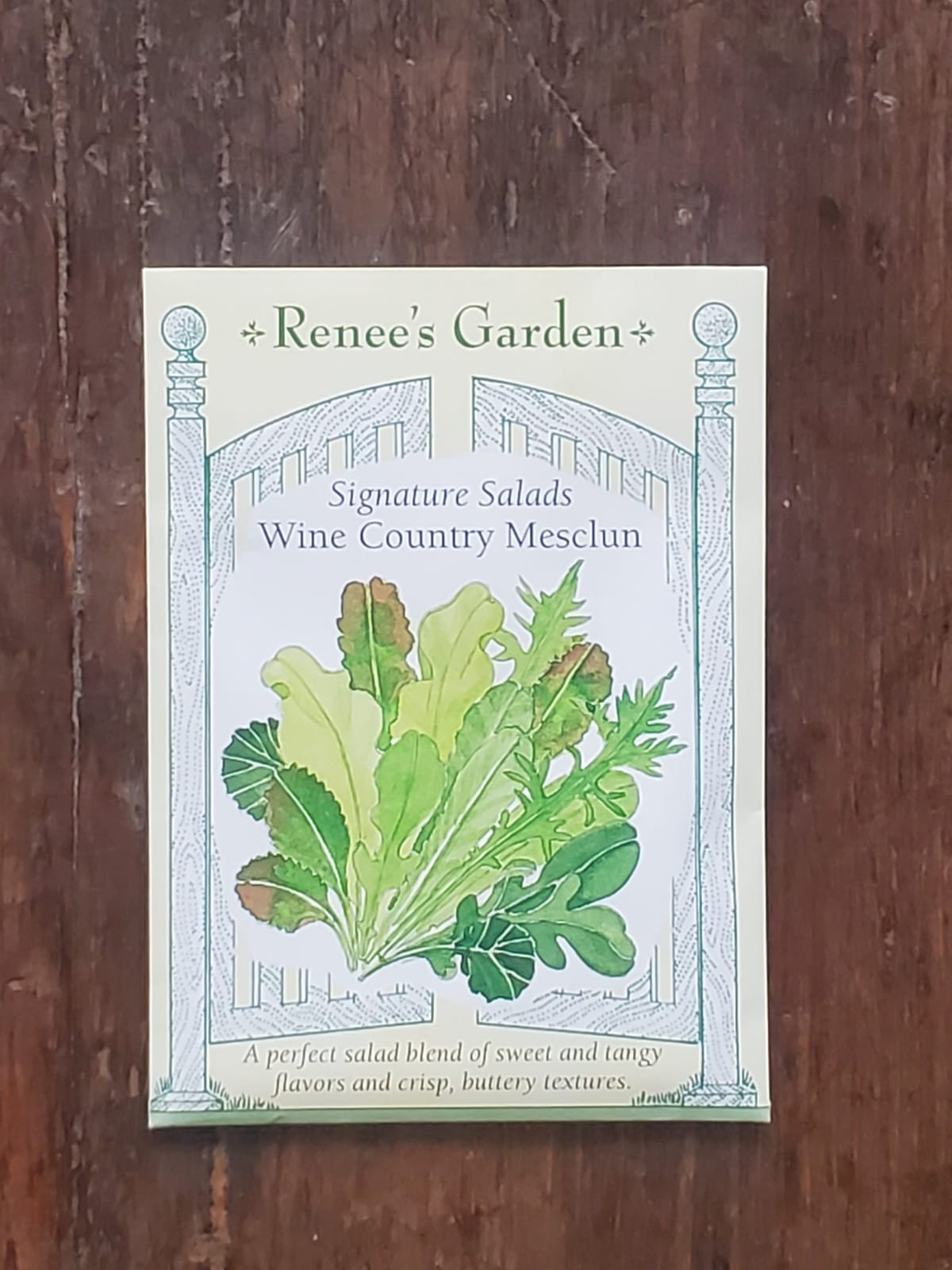 Lettuce Mesclun Wine Country Seed - Georgina Garden Centre
