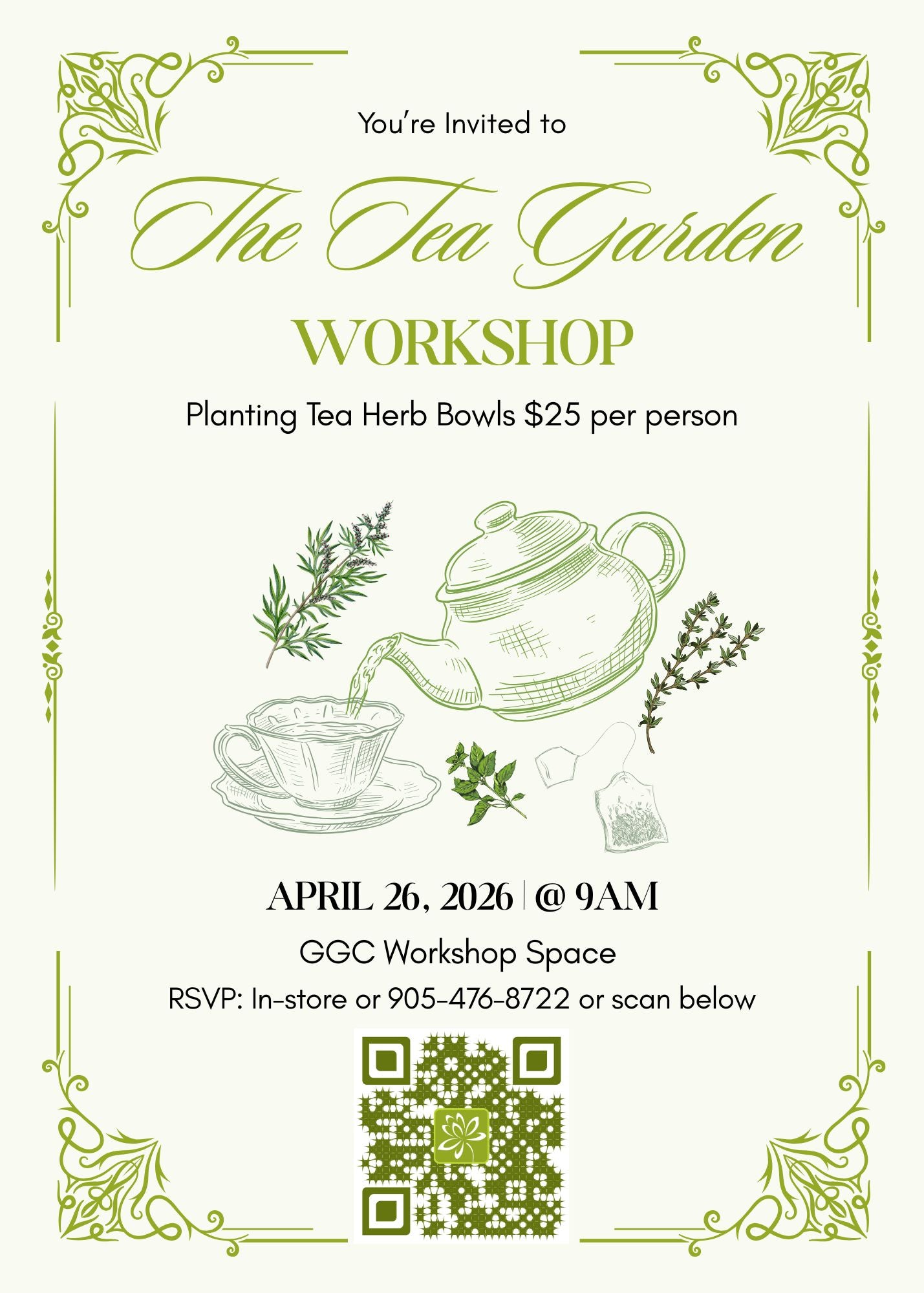 Tea Garden Workshop - Georgina Garden Centre