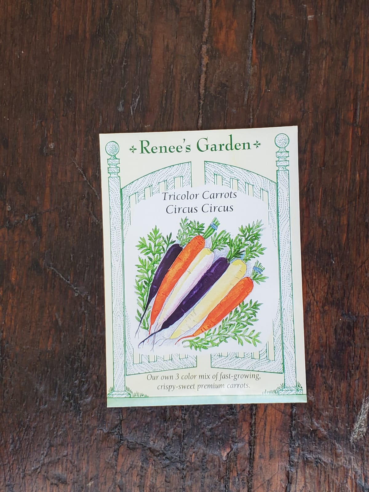 Carrot Tri-Colour Circus Circus Seed