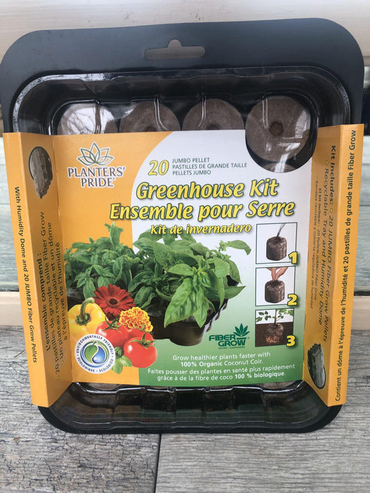 Greenhouse Kit with 20 Jumbo Pellets - Georgina Garden Centre