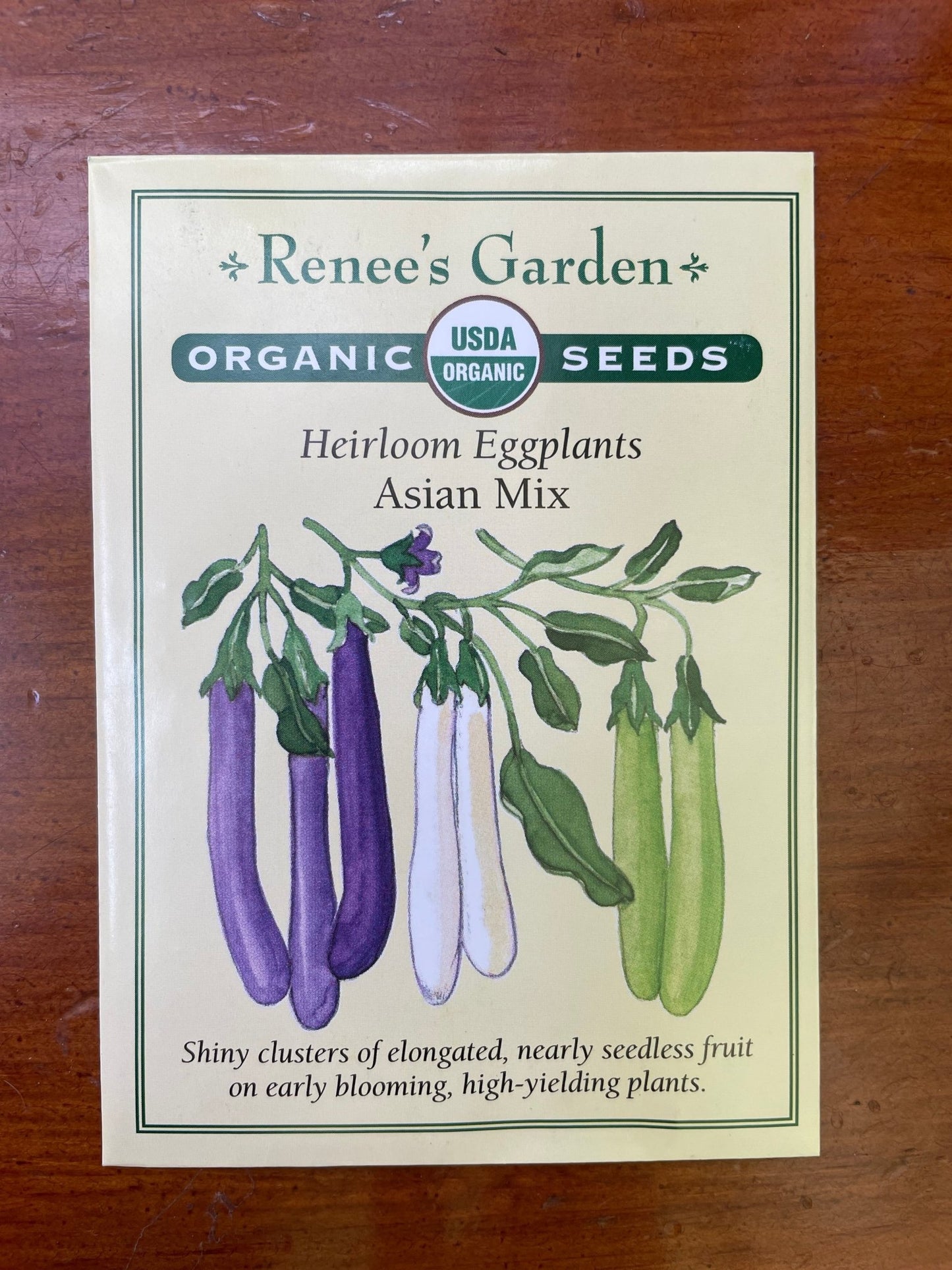 Eggplant Asian Mix Organic Seed - Georgina Garden Centre