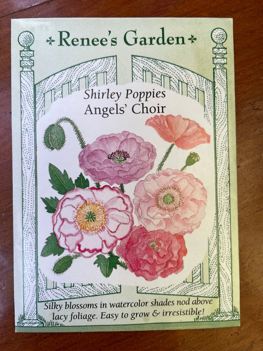 Poppy Shirley Angel's Choir Seed - Georgina Garden Centre