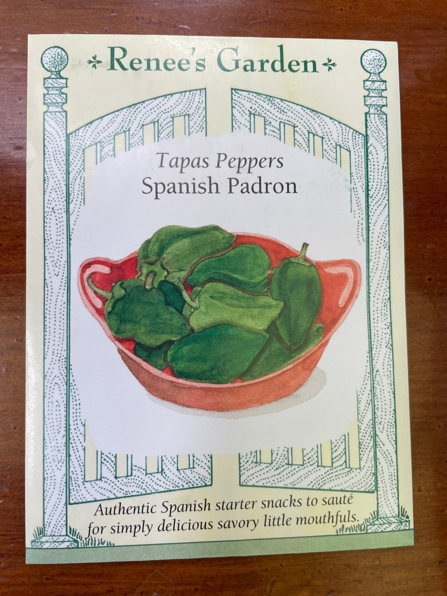 Pepper Spanish Padron Seed - Georgina Garden Centre