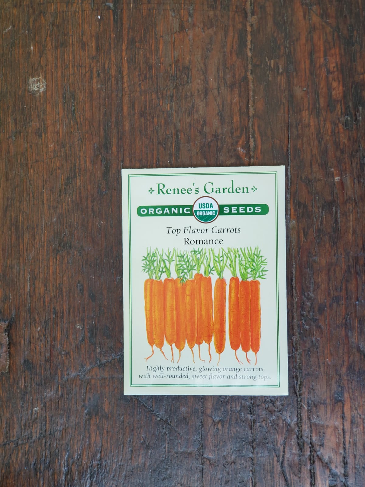 Carrot Romance Organic Seed