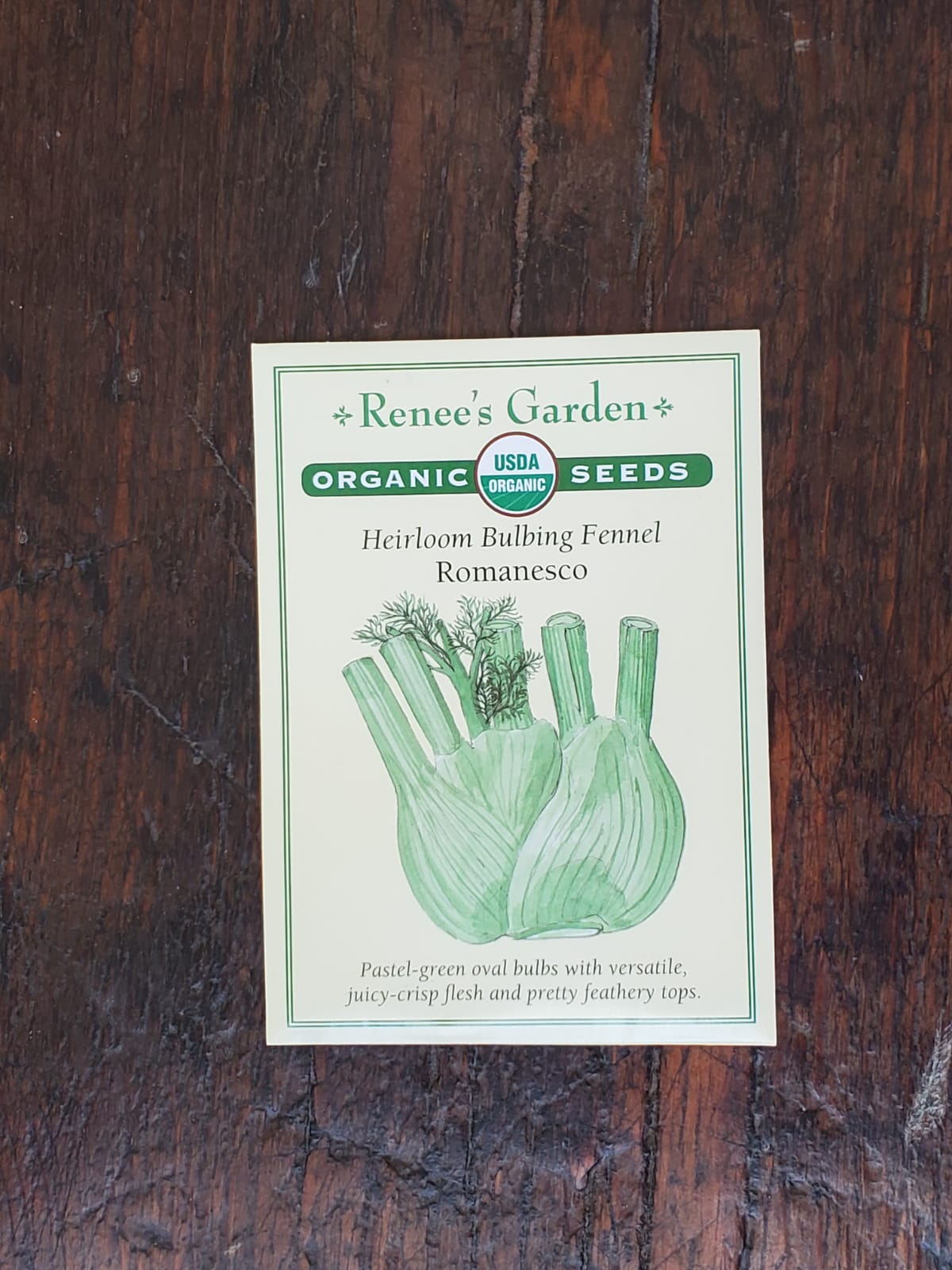 Fennel Romanesco Bulbing Organic Seed - Georgina Garden Centre