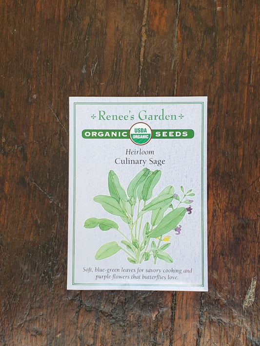 Sage Culinary Organic Seed - Georgina Garden Centre