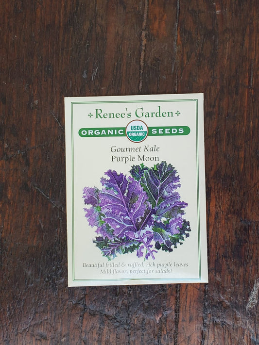 Kale Purple Moon Organic Seed - Georgina Garden Centre