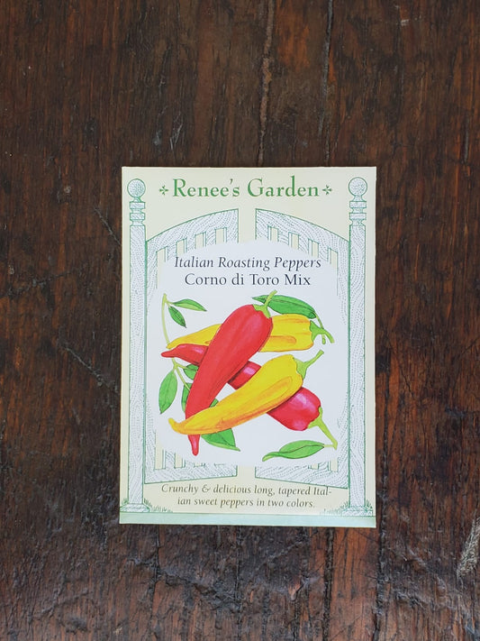 Pepper Roasting Corno di Toro Mix Seed - Georgina Garden Centre