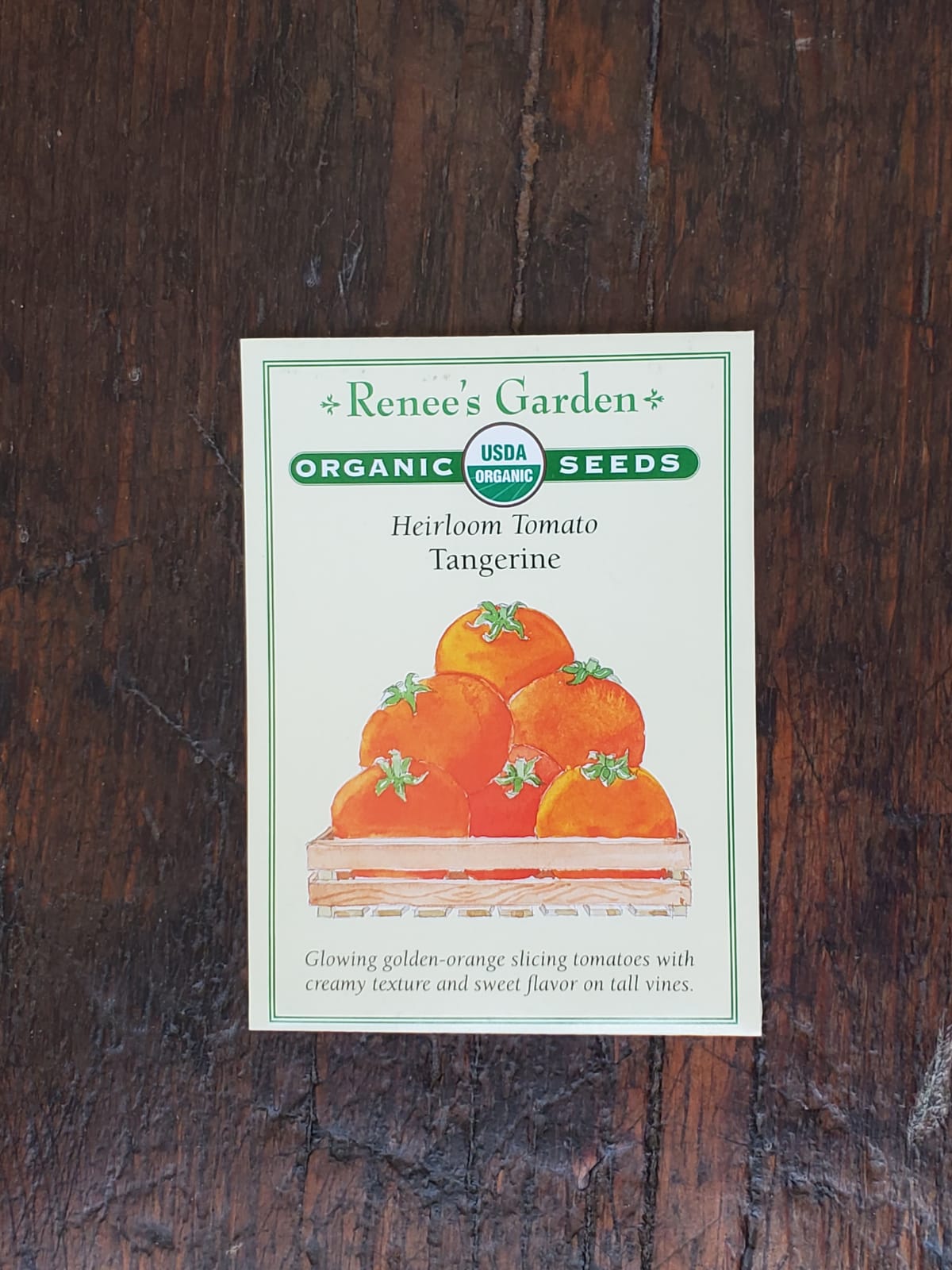 Tomato Golden - Orange Tangerine Organic Seed - Georgina Garden Centre